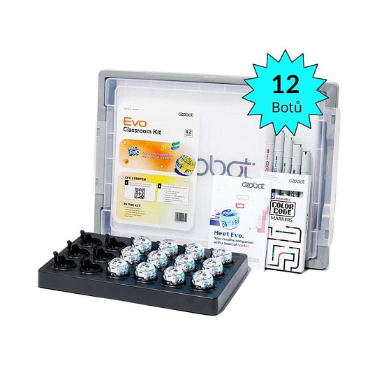 Ozobot Evo školní sada, 12 ks Ozobot Evo školní sada, 12 ks