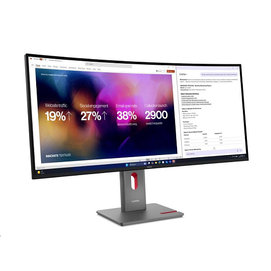 LENOVO LCD ThinkVision P40WD-40 - 39.7",IPS,mat,21:9,5120x2160,178/178,4/6ms,400cd/m2,2000:1,HDMI,DP,Thb,VESA,3Y