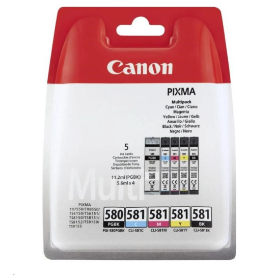 Canon CARTRIDGE PGI-580/CLI-581 BK/CMYK MULTI