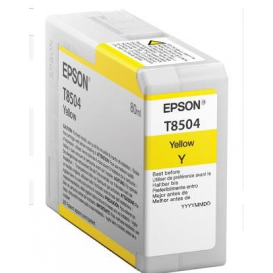 Atramentová tyčinka EPSON ULTRACHROME HD "Iris" - žltá - T850400 (80 ml)
