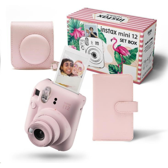 Fujifilm MINI 12 Big bundle ružovy