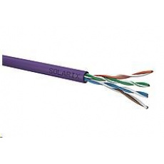 Inštalačný kábel Solarix UTP, Cat5E, drôt, LSOH, krabica 100 m SXKD-5E-UTP-LSOH
