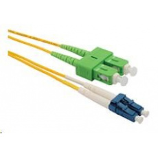 Patch kábel Solarix 9/125 LCupc/SCapc SM OS1 5 m duplexný SXPC-LC/SC-UPC/APC-OS1-5M-D