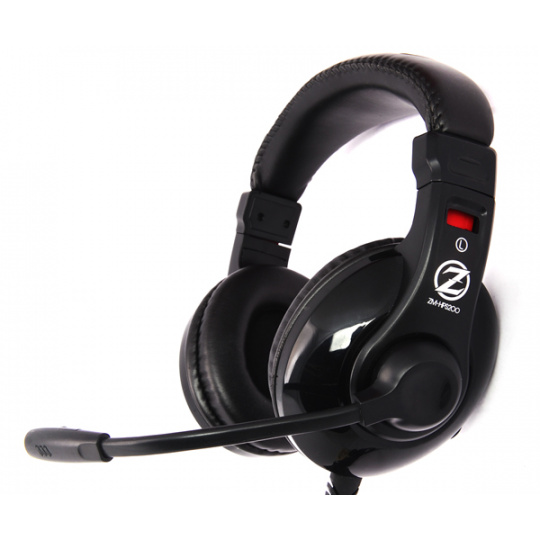 Zalman headset ZM-HPS200 / herní / náhlavní / drátový / 40mm měniče / 2x 3,5mm jack Zalman headset ZM-HPS200 / herní / náhlavní / drátový / 40mm měniče / 2x 3,5mm jack