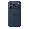 Apple iPhone 17 Pro Silicone Case with MagSafe – Midnight