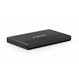 GEMBIRD externí box pro 2.5" zařízení, USB 3.0, broušený hliník, černá