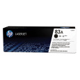 HP 83A Black LJ Toner Cart, CF283A (1,500 pages)