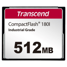 TRANSCEND CompactFlash Card CF180I, 512MB, SLC mode WD-15, Wide Temp. TRANSCEND CompactFlash Card CF180I, 512MB, SLC mode WD-15, Wide Temp.