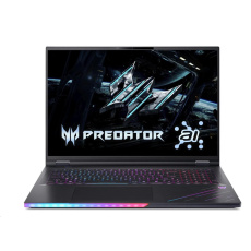 ACER NTB Predator Helios 18 AI (PH18-73-981S),Ultra 9 275HX,18" 3840x2400,192GB,5120GB SSD,RTX 5090,W11 Pro,Black