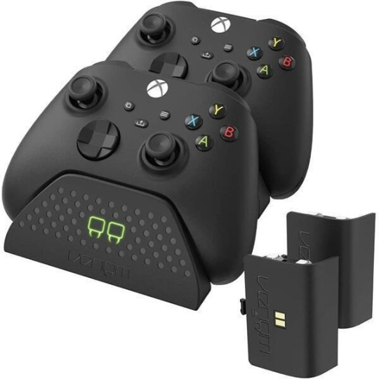 VENOM VS2881 Xbox Series S/X & One Black Twin Docking Station + 2 batteries VENOM VS2881 Xbox Series S/X & One Black Twin Docking Station + 2 batteries