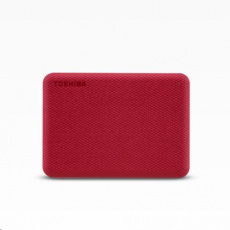 TOSHIBA HDD CANVIO ADVANCE (NOVÝ) 2TB, 2,5", USB 3.2 Gen 1, červená / červená