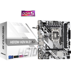 BAZAR - ASRock MB Sc LGA1700 H610M-HDV/M.2+ D5, Intel H610, 2xDDR5, 1xDP, 1xHDMI, 1xVGA, mATX - Po opravě (Bez příšlušen BAZAR - ASRock MB Sc LGA1700 H610M-HDV/M.2+ D5, Intel H610, 2xDDR5, 1xDP, 1xHDMI, 1xVGA, mATX - Po opravě (Bez příšlušen