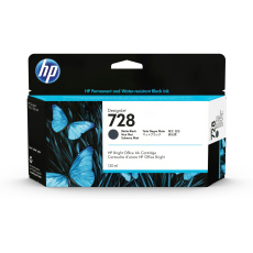 HP 728 130-ml Matte Black DesignJet Ink Cartridge HP 728 130-ml Matte Black DesignJet Ink Cartridge