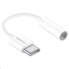 Adaptér Huawei CM20, USB-C -> 3,5 mm, biely