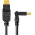 Kábel PREMIUMCORD HDMI A - HDMI A M/M 15 m, otočné pozlátené konektory