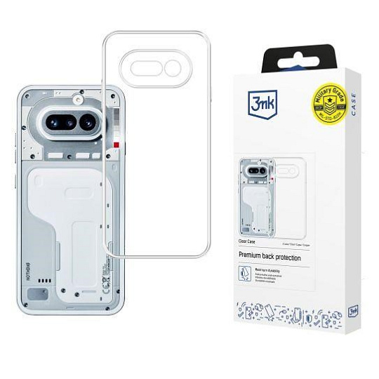 3mk ochranný kryt Clear Case pro Nothing Phone (4a) 3mk ochranný kryt Clear Case pro Nothing Phone (4a)