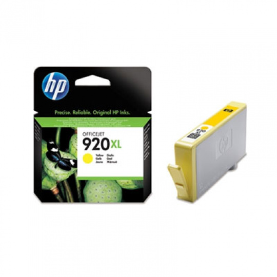 Žltá atramentová kazeta HP 920XL, 6 ml, CD974AE (700 strán)