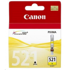 Canon BJ CARTRIDGE žltá CLI-521Y (CLI521Y) - BLISTER SEC Canon BJ CARTRIDGE žltá CLI-521Y (CLI521Y) - BLISTER SEC