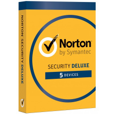 NORTON SECURITY DELUXE CZ  1 uživatel na 5 zařízení na 3 roky ESD