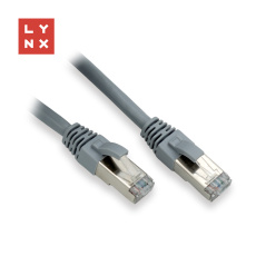 LYNX FTP patch kabel Cat6, PVC, 3m, šedý LYNX FTP patch kabel Cat6, PVC, 3m, šedý