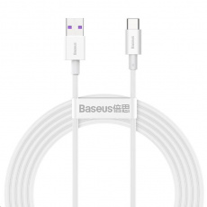 Baseus Superior Series rychlonabíjecí kabel USB/Type-C 66W 2m bílá Baseus Superior Series rychlonabíjecí kabel USB/Type-C 66W 2m bílá