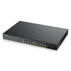Poškozený obal - Zyxel GS1900-24HP v2 26-port Gigabit Web Smart PoE Switch, 24x gigabit RJ45, 2x SFP, PoE 170W, bazar Poškozený obal - Zyxel GS1900-24HP v2 26-port Gigabit Web Smart PoE Switch, 24x gigabit RJ45, 2x SFP, PoE 170W, bazar