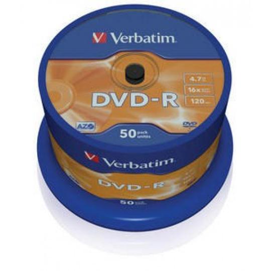 VERBATIM DVD-R(50-Pack)Spindle/General Retail/16x/4.7GB