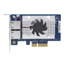 QNAP QXG-10G2T-107 Síťová rozšiřující karta pětirychlostní sítě 10 GbE, dvouportová 10GBASE-T QNAP QXG-10G2T-107 Síťová rozšiřující karta pětirychlostní sítě 10 GbE, dvouportová 10GBASE-T