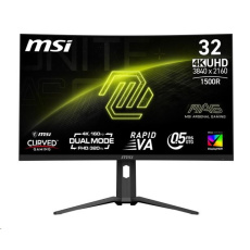 MSI LCD MAG 321CUPDF, 31.5", 3840x2160, Rapid VA, 160Hz, 0,5ms, VESA 100x100, Black MSI LCD MAG 321CUPDF, 31.5", 3840x2160, Rapid VA, 160Hz, 0,5ms, VESA 100x100, Black