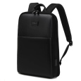 MYBALO ASTON Perfektní volba pro minimalisty s dobrým vkusem 6 ikon: - Nejtenčí batoh - Elegantní - Kapsa na notebook do 15,6" - Kapsa na tablet do 9" - Otevírání o 180 stupňů - USB a USB-C port - Drží tvar - Voděodolný - Skryté kapsy Elegantní a minimalistický Jedná se o velmi elegantní a minimalistický batoh. S tímto parťákem neuděláte chybu při běžném nošení do města, ani na důležité schůzce. Tenký batoh MYBALO Aston je batoh s vůbec nejmenší hloubkou z naší nabídky. Díky tomu působí elegantně a minimalisticky, ale i přesto se do něj vejdou všechny vaše nezbytnosti. Kvalitní voděodolný materiál, dlouhá životnost Kvalitní umělá kůže zajišťuje trvanlivost a odolnost batohu proti vodě a opotřebení. MYBALO Aston tak bude vaším společníkem opravdu dlouho. Drží tvar Batoh si zachovává svůj tvar také v případě, že jej budete mít úplně prázdný. Vestavěný USB a USB-C port Nabíjejte svá elektronická zařízení kdekoli a kdykoli díky vestavěnému USB a USB-C portu. Popruh k uchycení na kufr Cestujte pohodlně. Kdykoli chcete mít volná záda, jednoduše připevněte batoh na rukojeť svého kufru. Pohodlné polstrování Užijte si komfortní nošení díky kvalitnímu a prodyšnému polstrování ramenních popruhů a zádové části. Další praktické kapsy Zorganizujte si pohodlně a snadno své věci díky množství vychytaných kapes. Skryté kapsy V zádové části a na ramenním popruhu najdete skryté kapsy pro bezpečné uložení cenností. Vnitřní kapsy Vnitřní kapsy slouží pro snadnou organizaci všech vašich věcí. Přední kapsa Přední kapsa je určena pro věci, které chcete mít rychle a snadno po ruce. Parametry: - Rozměry: 46 x 30 x 9 cm - Objem: 11 l - Hmotnost: 1,19 kg - Kapsa na notebook: Ano (do vel. 15,6") - Kapsa na tablet: Ano (do vel. 9") - USB port: Ano - Voděodolnost: Ano - Hlavní materiál: Ekokůže + Polyester - Podšívka: Polyester - Barva: Černá