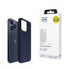 3mk ochranný kryt Silicone Case pro Apple iPhone 15 Pro Dark Navy 3mk ochranný kryt Silicone Case pro Apple iPhone 15 Pro Dark Navy