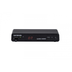 Orava DVB-30 digitální pozemní přijímač DVB-T2, HD, HEVC, PVR, paměť pro 500 programů, SCART, HDMI, ethernet, černá Orava DVB-30 digitální pozemní přijímač DVB-T2, HD, HEVC, PVR, paměť pro 500 programů, SCART, HDMI, ethernet, černá