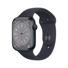 APPLE Watch Series 8 GPS 45mm Midnight Aluminium Case with Midnight Sport Band - Regular APPLE Watch Series 8 GPS 45mm Midnight Aluminium Case with Midnight Sport Band - Regular