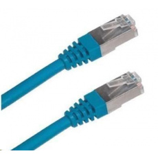XtendLan patch kábel Cat6A, SFTP, LS0H - 0,3m, modrý (predaj po 10 ks)