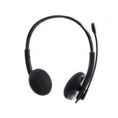 Sandberg náhlavní souprava Office SAVER s mikrofonem, 3,5 mm jack, stereo, černá Sandberg náhlavní souprava Office SAVER s mikrofonem, 3,5 mm jack, stereo, černá