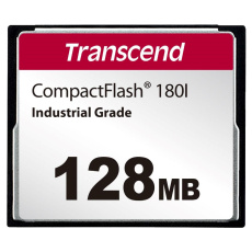 TRANSCEND CompactFlash Card CF180I, 128MB, SLC mode WD-15, Wide Temp. TRANSCEND CompactFlash Card CF180I, 128MB, SLC mode WD-15, Wide Temp.