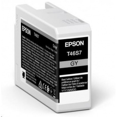 Atrament EPSON Singlepack Gray T46S7 UltraChrome Pro 10 25 ml Atrament EPSON Singlepack Gray T46S7 UltraChrome Pro 10 25 ml