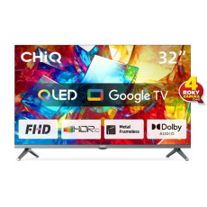 BAZAR - CHiQ  FHD QLED TV 32" L32QM8T Google TV záruka 2+2 roky - Rozbaleno (Komplet)