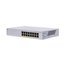 Cisco switch CBS110-16PP (16xGbE, 8xPoE+, 64W, fanless) Cisco switch CBS110-16PP (16xGbE, 8xPoE+, 64W, fanless)