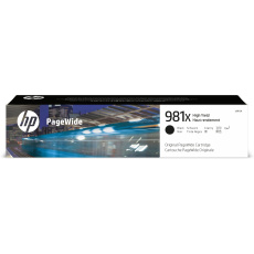 HP 981X High Yield Black Original PageWide Cartridge (11,000 pages) HP 981X High Yield Black Original PageWide Cartridge (11,000 pages)