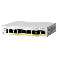 BAZAR - Cisco switch CBS250-8PP-D (8xGbE,8xPoE+,45W,fanless) - REFRESH - Po opravě (Náhradní krabice)