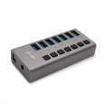 iTec USB 3.0 Nabíjací HUB 7port + napájací adaptér 36 W