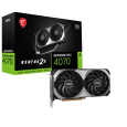 MSI VGA NVIDIA GeForce RTX 4070 VENTUS 2X E1 12G OC, 12G GDDR6X, 3xDP, 1xHDMI