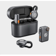 Hollyland LARK M2S Mini Combo Wireless Lavalier Microphone Mini Combo (Space Gray)