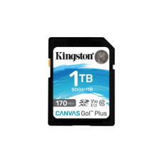 Kingston SDXC karta 1TB Canvas Go! Plus, R:170/W:90MB/s, Class 10, UHS-I, U3, V30 Kingston SDXC karta 1TB Canvas Go! Plus, R:170/W:90MB/s, Class 10, UHS-I, U3, V30