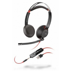 Náhlavná súprava POLY BLACKWIRE C5220, 3,5 mm jack, USB, stereo Náhlavná súprava POLY BLACKWIRE C5220, 3,5 mm jack, USB, stereo