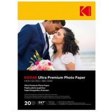 KODAK Ultra Premium Photo RC Gloss (280g/m2) 13x18cm 20 listů KODAK Ultra Premium Photo RC Gloss (280g/m2) 13x18cm 20 listů