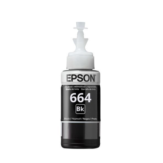 Čierny atrament EPSON T6641 Nádobka s čiernym atramentom 70 ml pre L100/L200/L550/L1300/L355/365