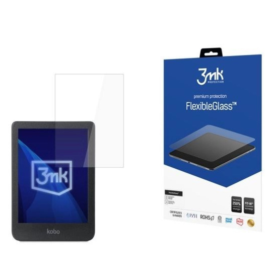 3mk hybridní sklo FlexibleGlass pro Kobo Clara Colour 6" 3mk hybridní sklo FlexibleGlass pro Kobo Clara Colour 6"