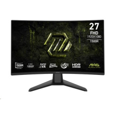 MSI LCD MAG 274CF X24, 27", 1920x1080, Rapid VA, 0,5 ms, VESA 100x100, Black